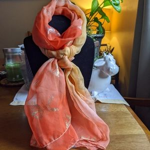 🦋Golden Sunset 🧚‍♀️ Fairy Sheer Scarf